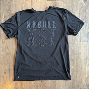 NOBULL Black Short Sleeve Tee, Men’s Large, CrossFit, Workout Shirt